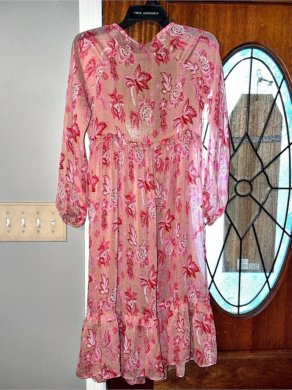 women’s sheer floral kimono-style /duster